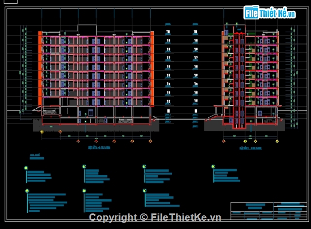 chung cư,bản vẽ chung cư,bản vẽ thi công chung cư,bản vẽ autocad chung cư 8 tầng,kết cấu chung cư,bản vẽ kiến trúc chung cư